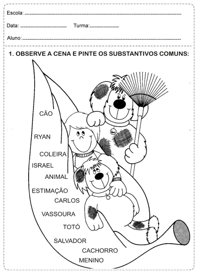 59198-atividades-de-portugues-3-ano-substantivos-comuns